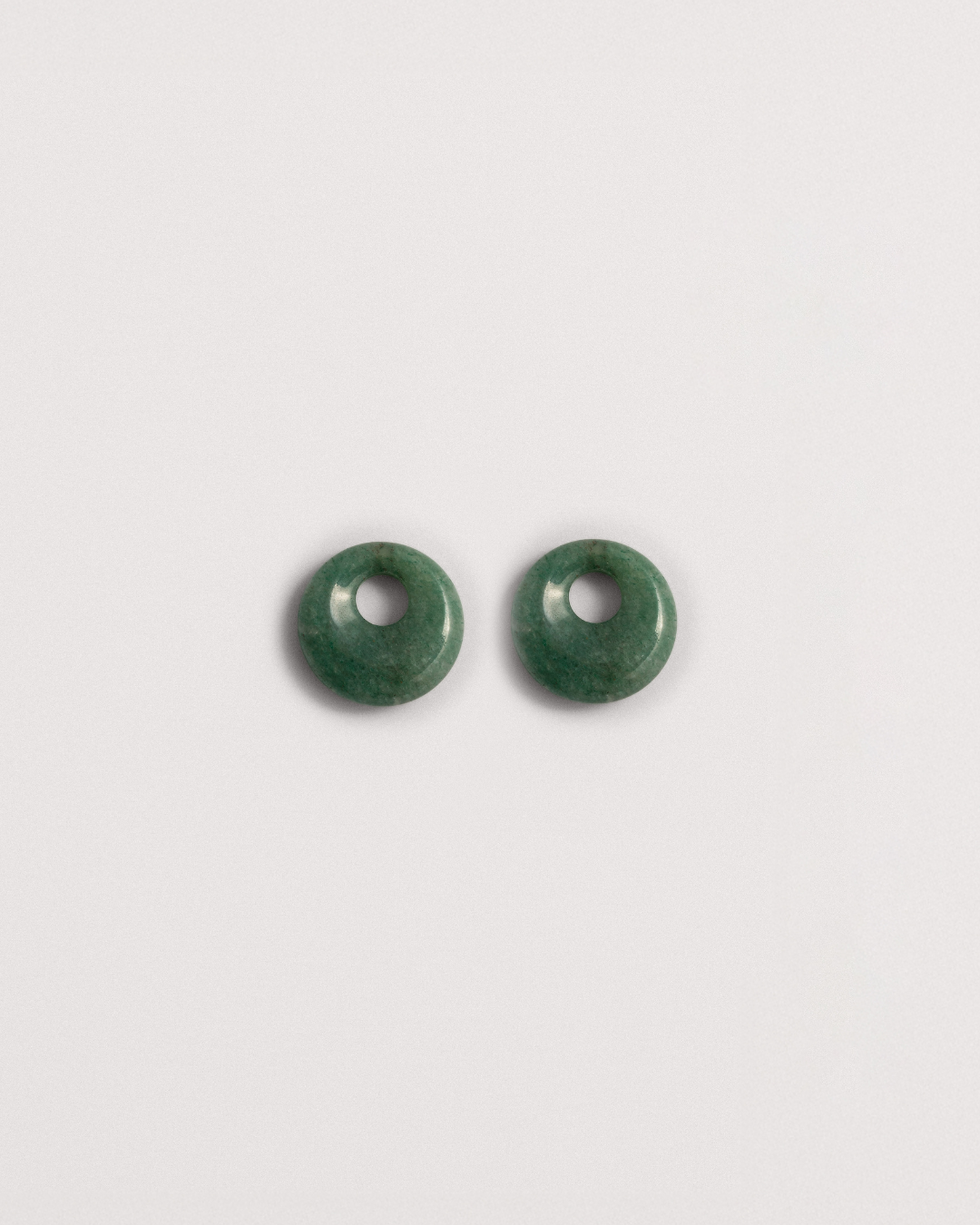 Green Aventurine Doughnut Charms