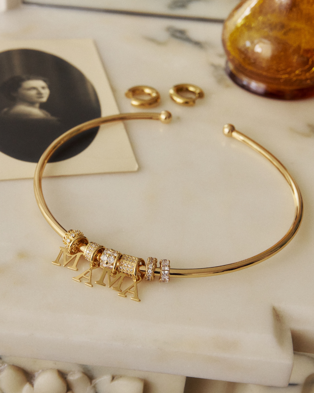 Initial Charm - Gold