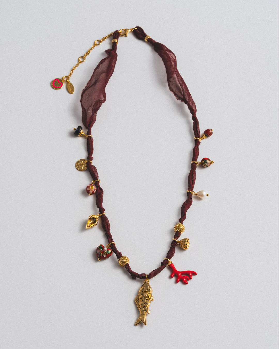 Salina Necklace - Red