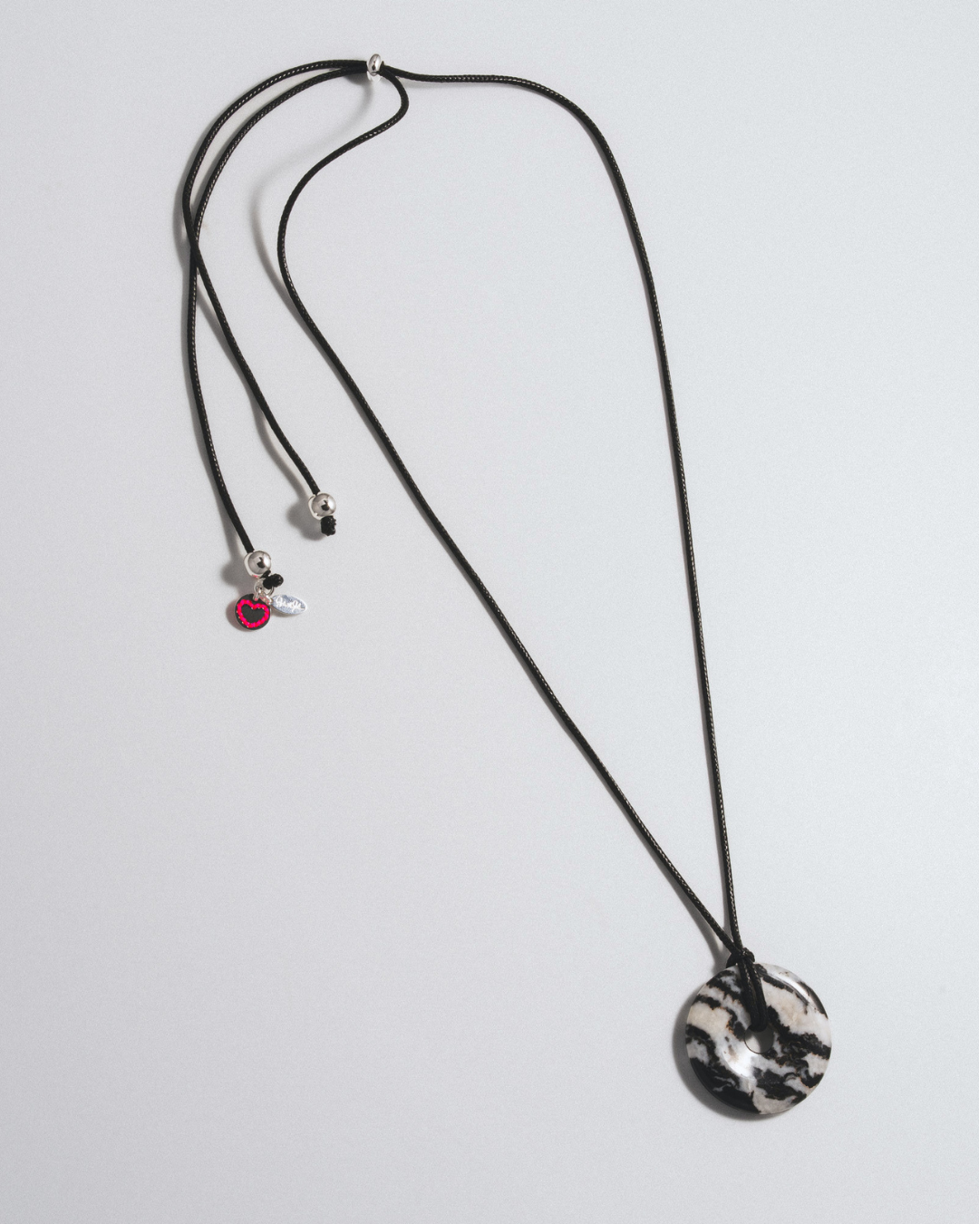 Zebra Jasper Cord Necklace