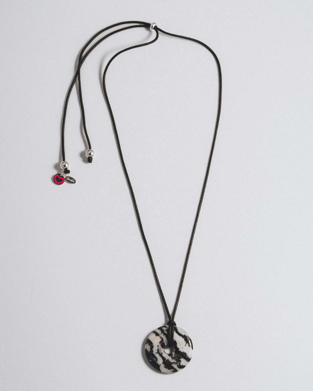 Zebra Jasper Cord Necklace