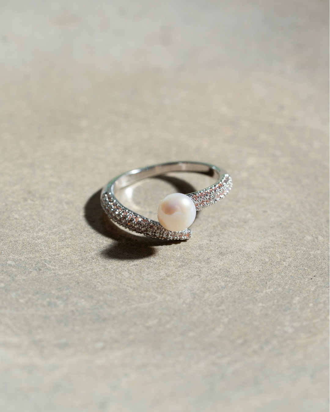 Pearly Ring - Silver