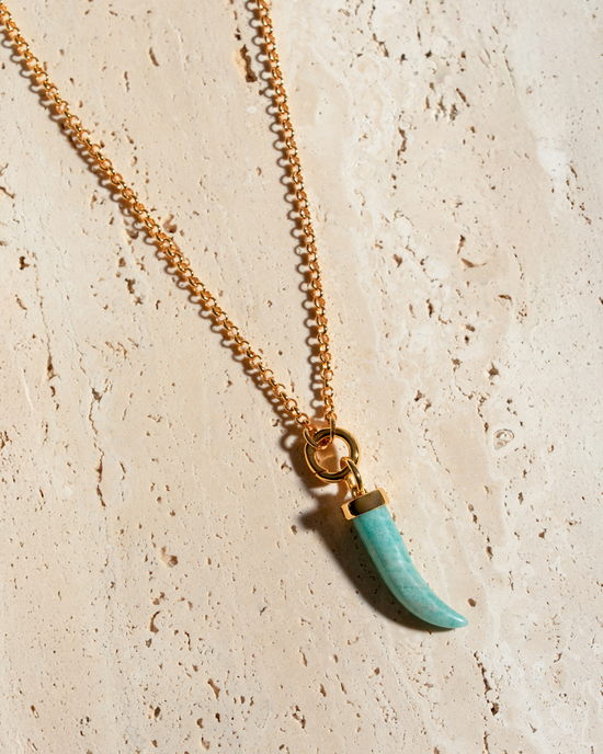 Aura Horn Charm - Gold