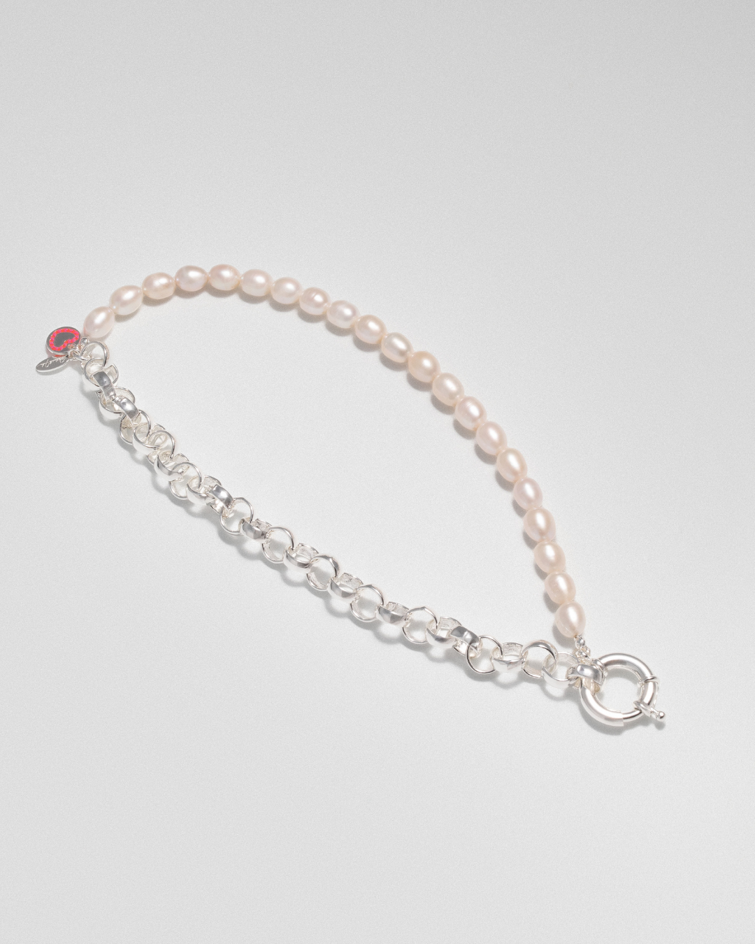 Pearl Talk Necklace - Silver