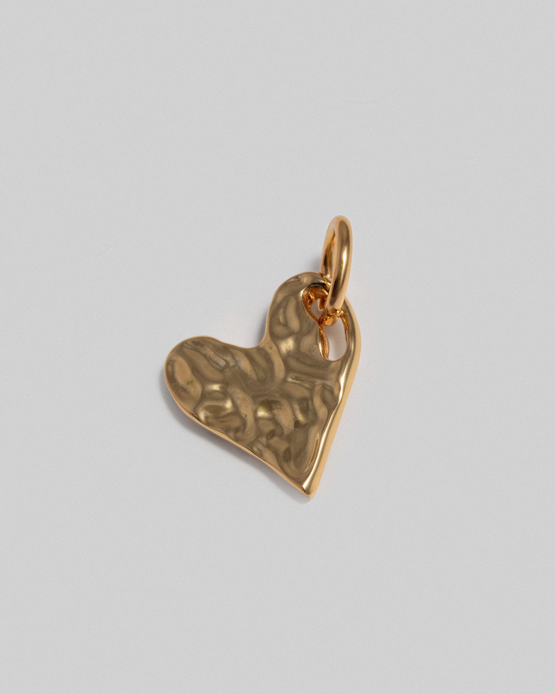 Mini Heartbeat Charm - Gold