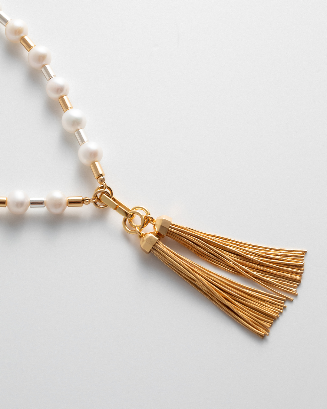 Collier Tourbillon et Perle