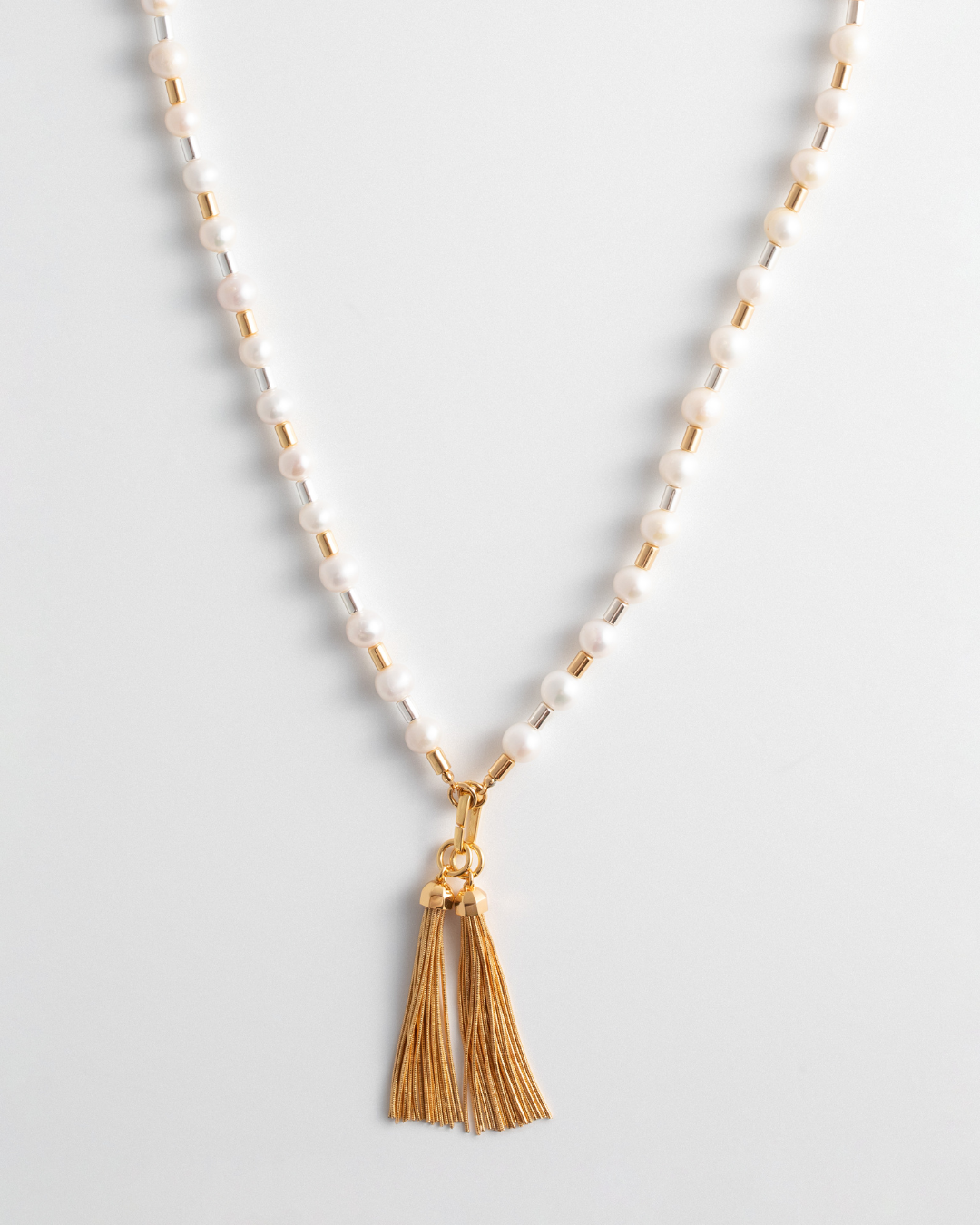 Collier Tourbillon et Perle
