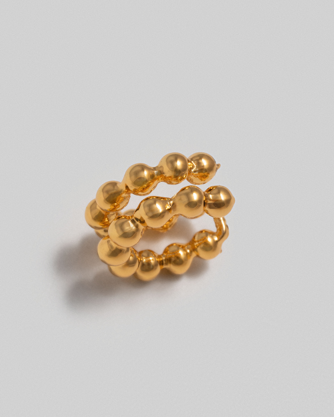 Double AU Ear Cuff - Gold