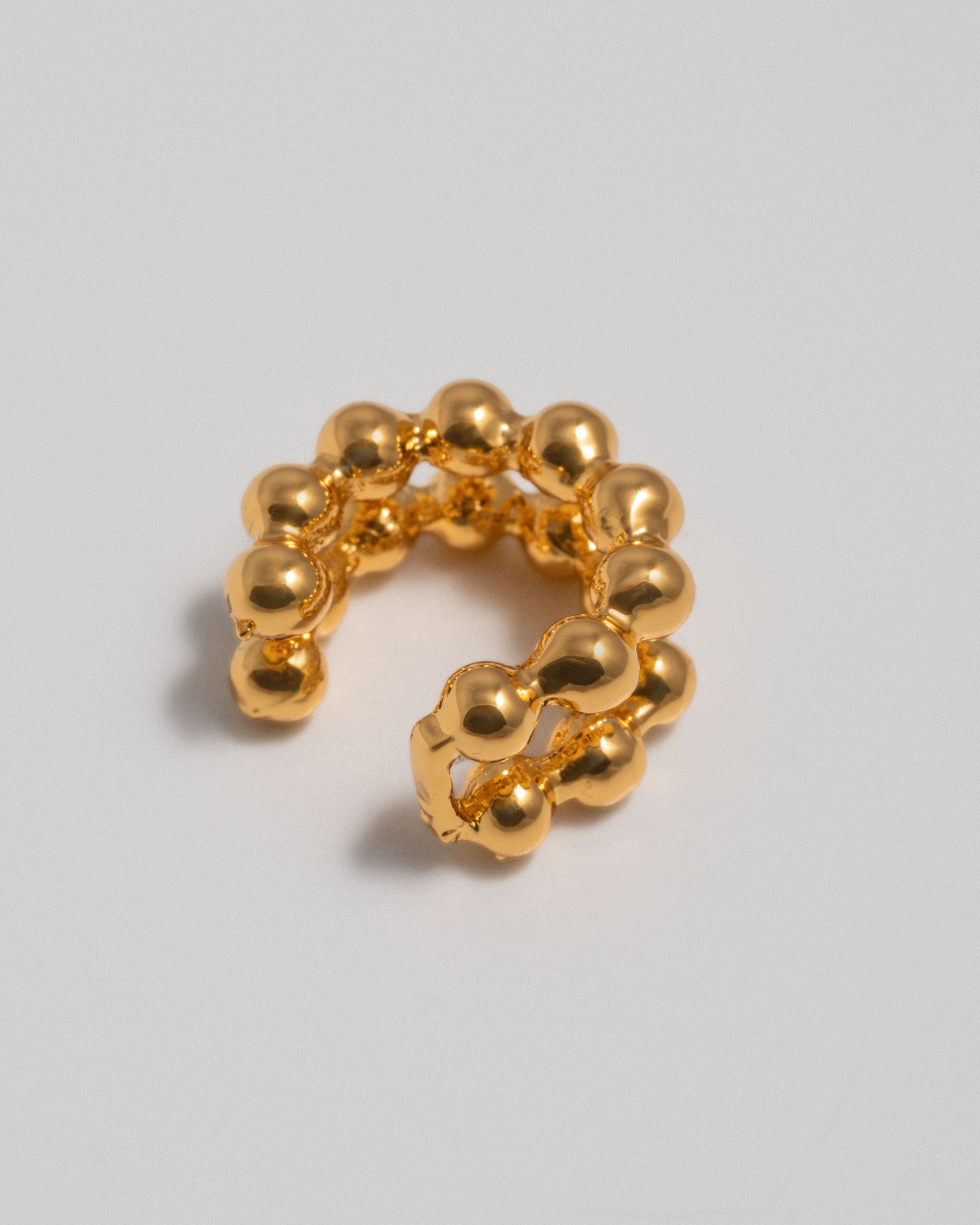 Double AU Ear Cuff - Gold