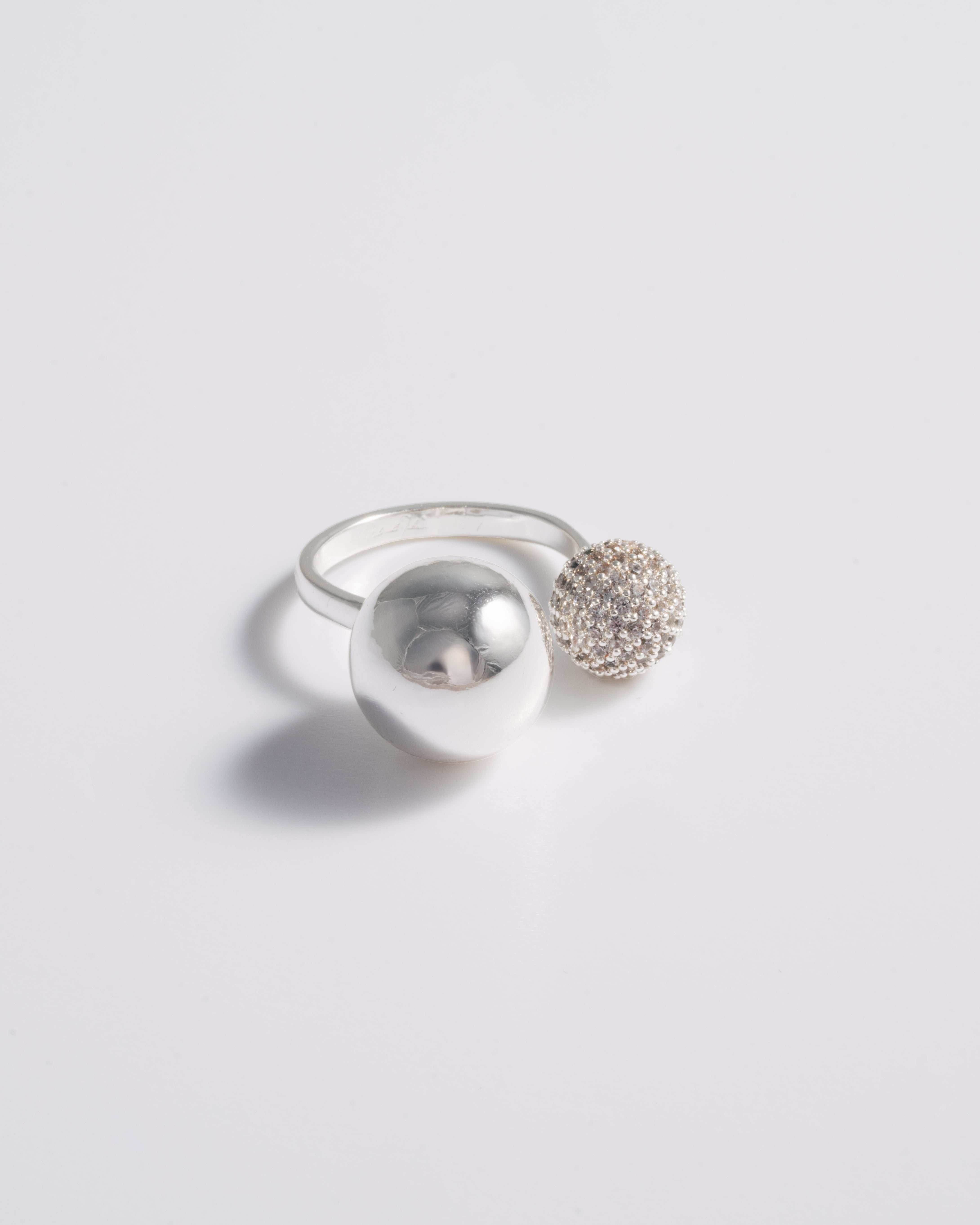 AG Pave Ring - Silver