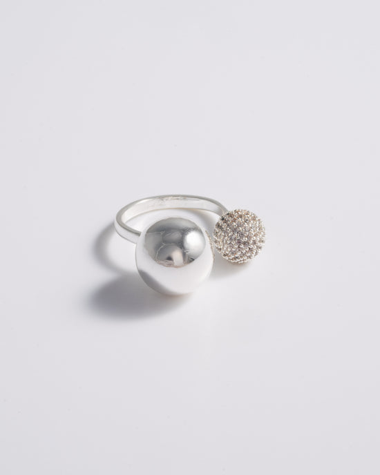 AG Pave Ring - Silver