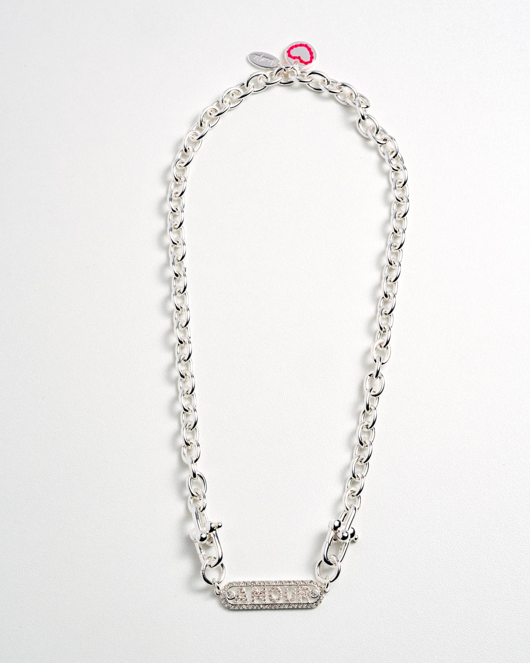 Cable Girl Necklace - Silver