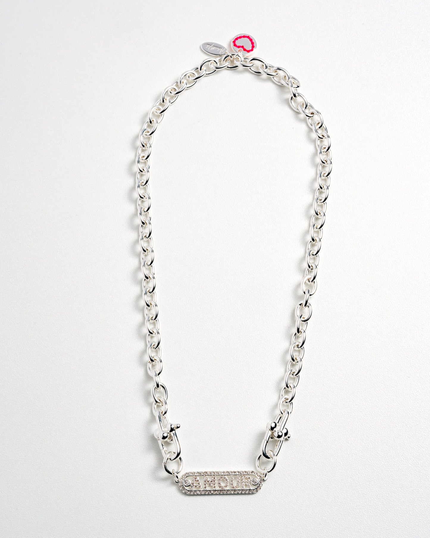 Cable Girl Necklace - Silver