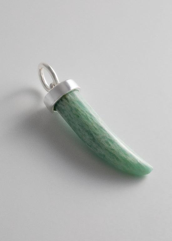 Aura Horn Charm - Silver