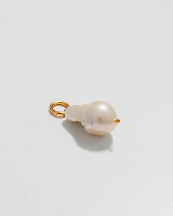 Baroque Pearl Charm - Gold