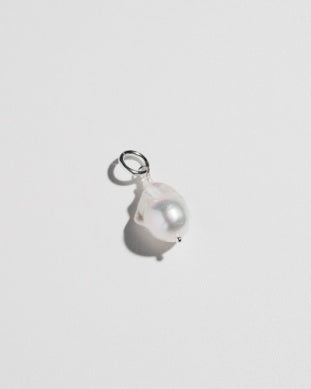 Baroque Pearl Charm - Silver