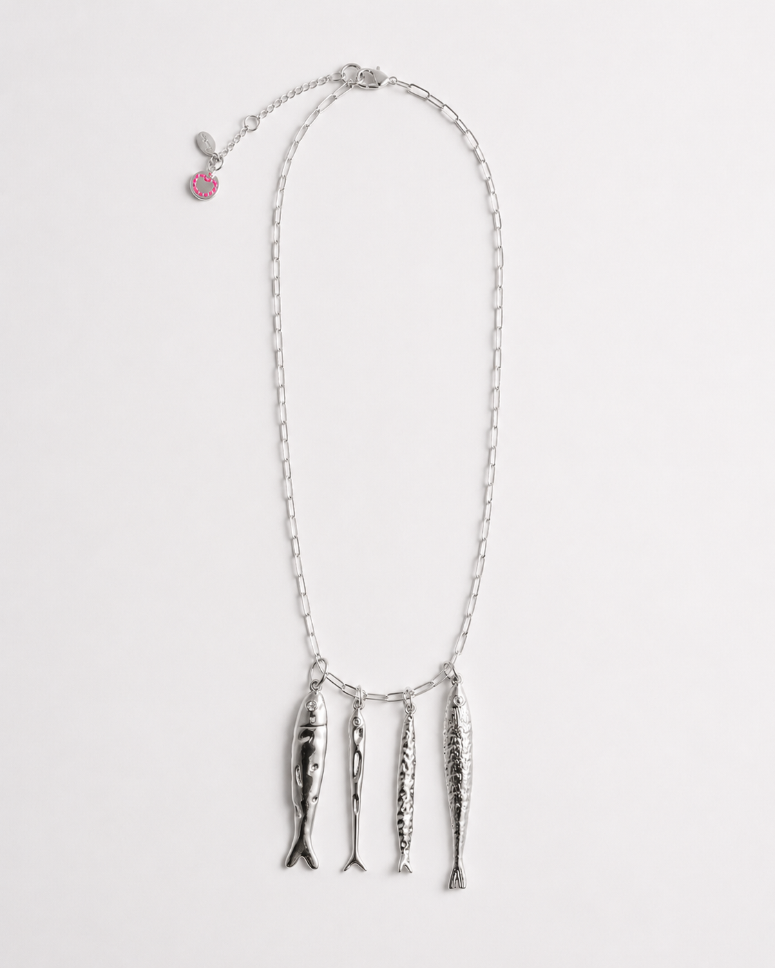 Pescado Necklace - Silver