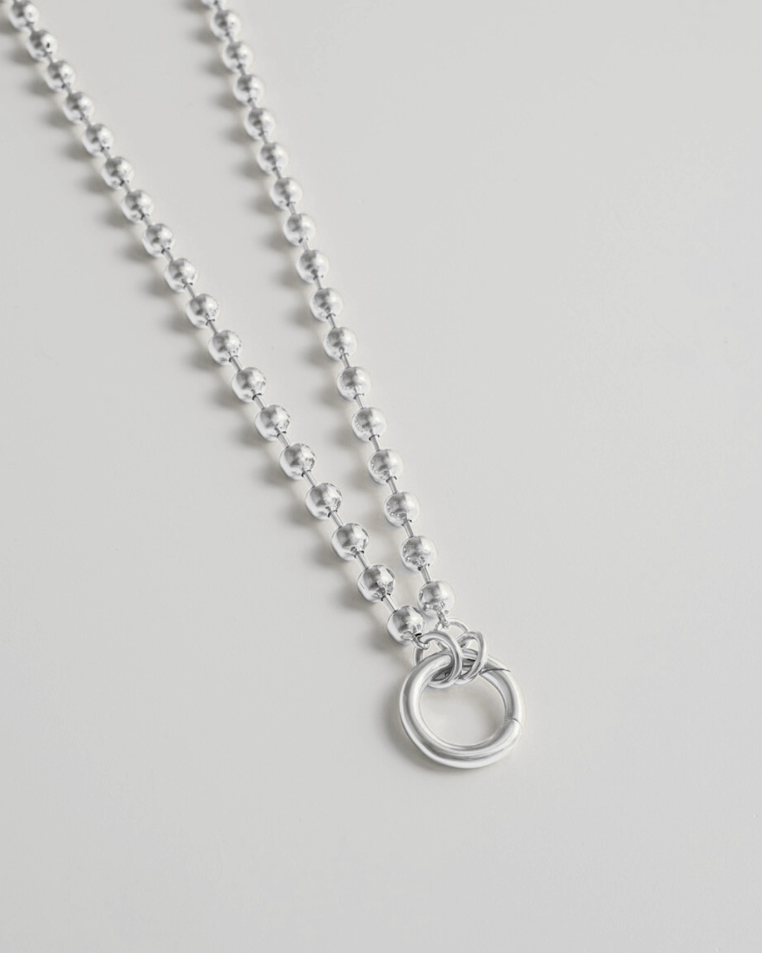 Snow Drop Necklace - Silver