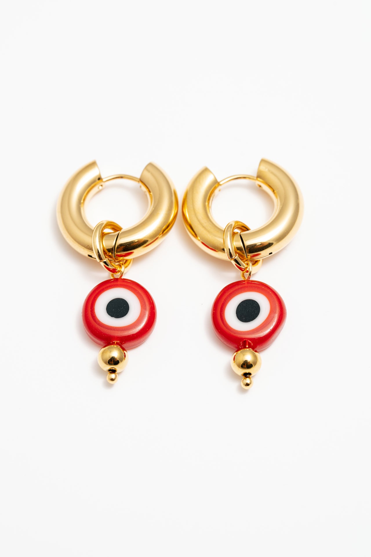 Load image into Gallery viewer, Courage Evil Eye Earrings
