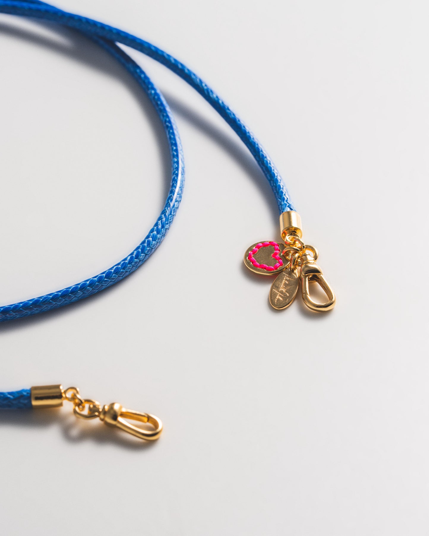 Blue Cord Necklace