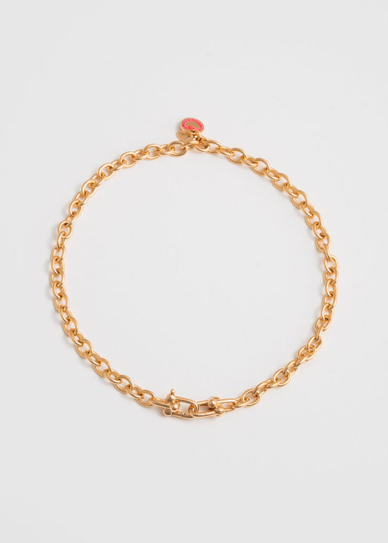Load image into Gallery viewer, Cable Girl Necklace - Gold
