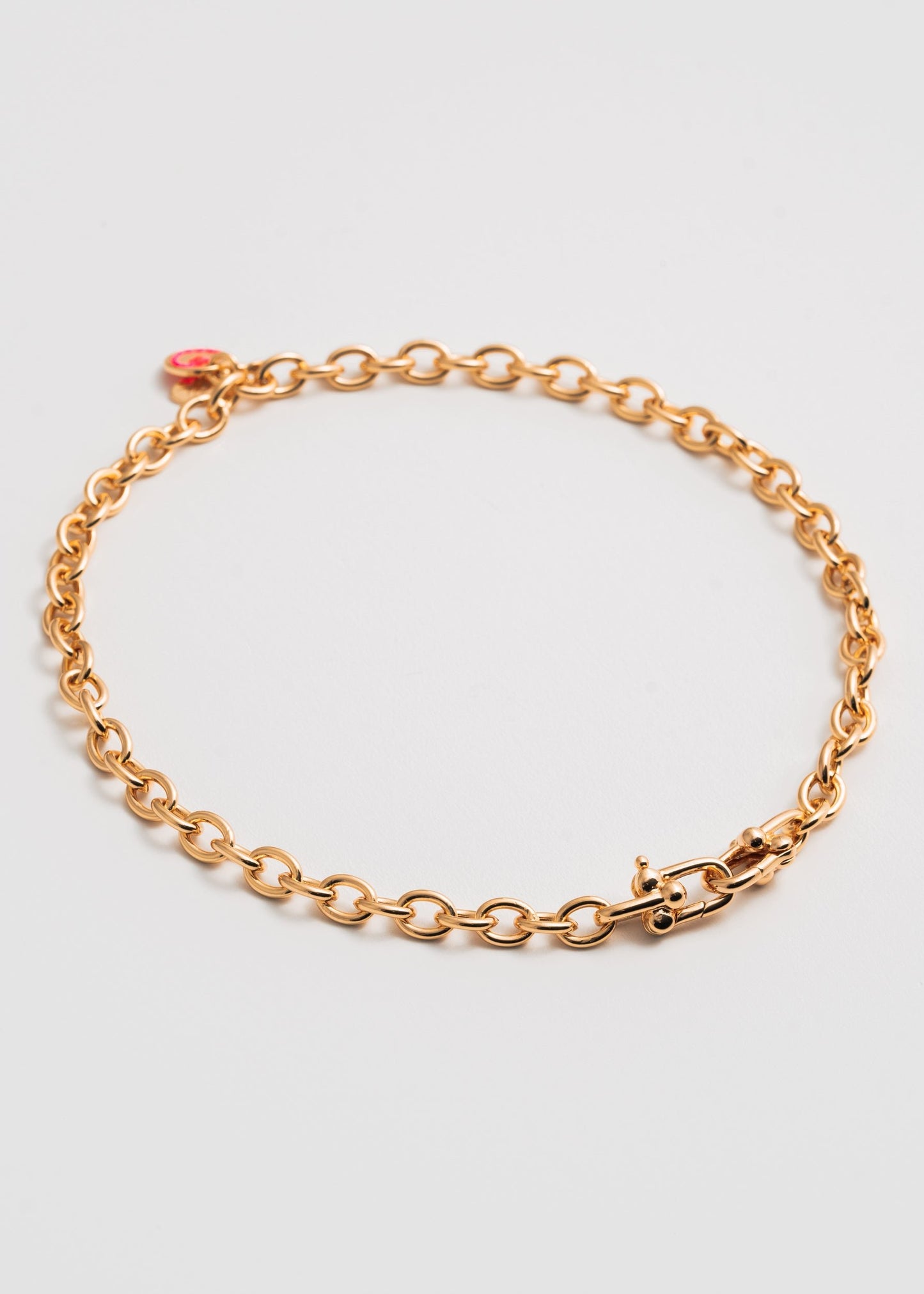Cable Girl Necklace - Gold