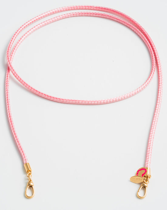 Load image into Gallery viewer, Pink Cord Necklace
