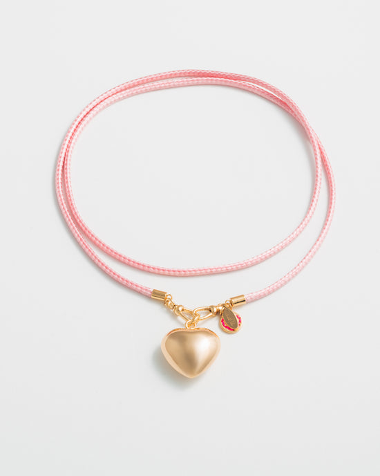 Load image into Gallery viewer, Pink Cord Necklace
