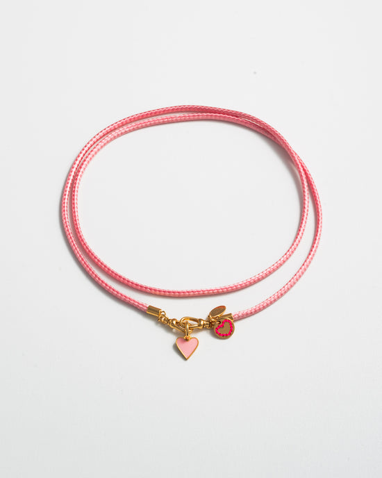 Load image into Gallery viewer, Pink Heart Charm - Gold
