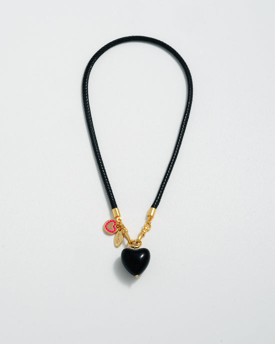 Load image into Gallery viewer, Black Cord Necklace
