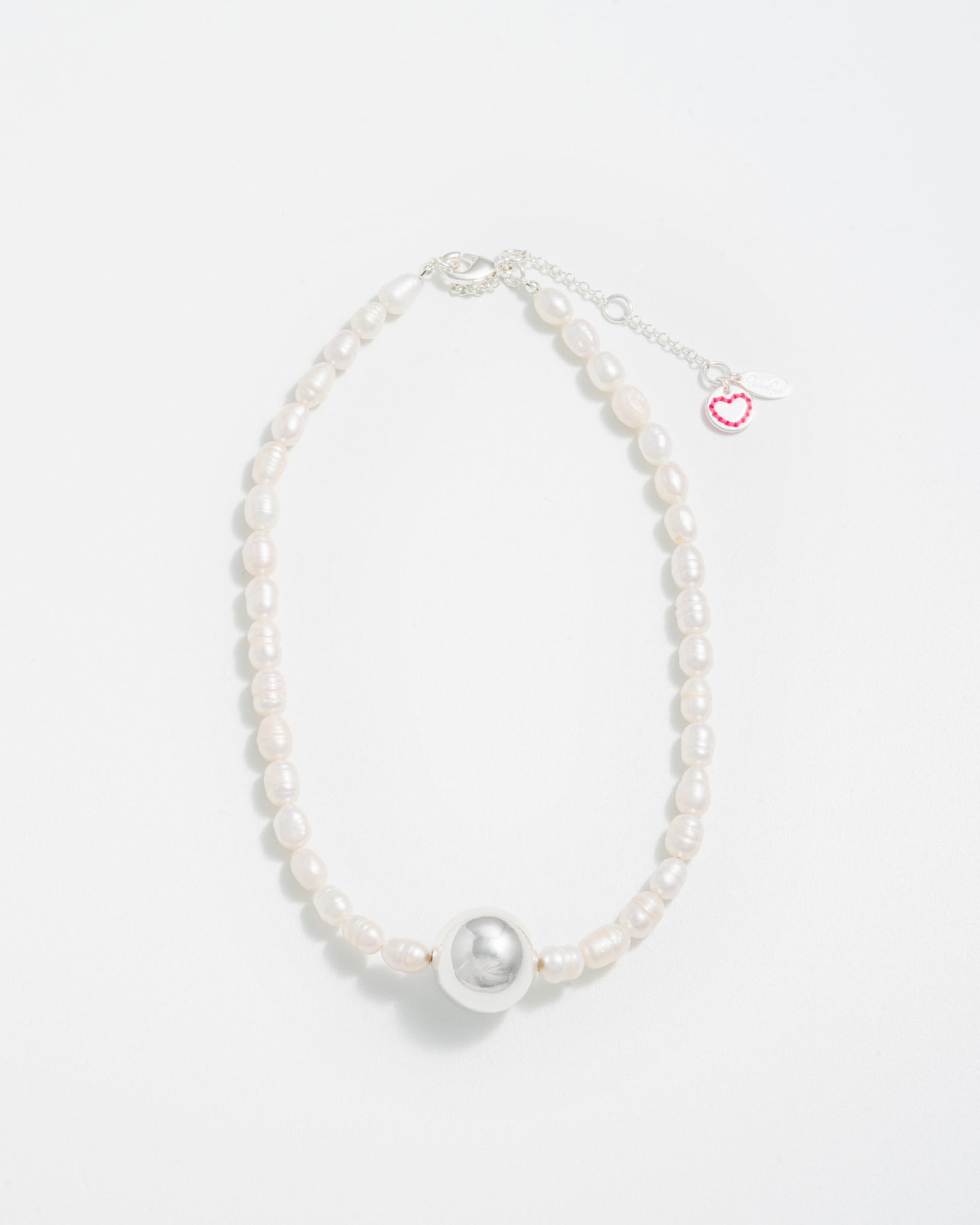 AG PEARL NECKLACE - SILVER