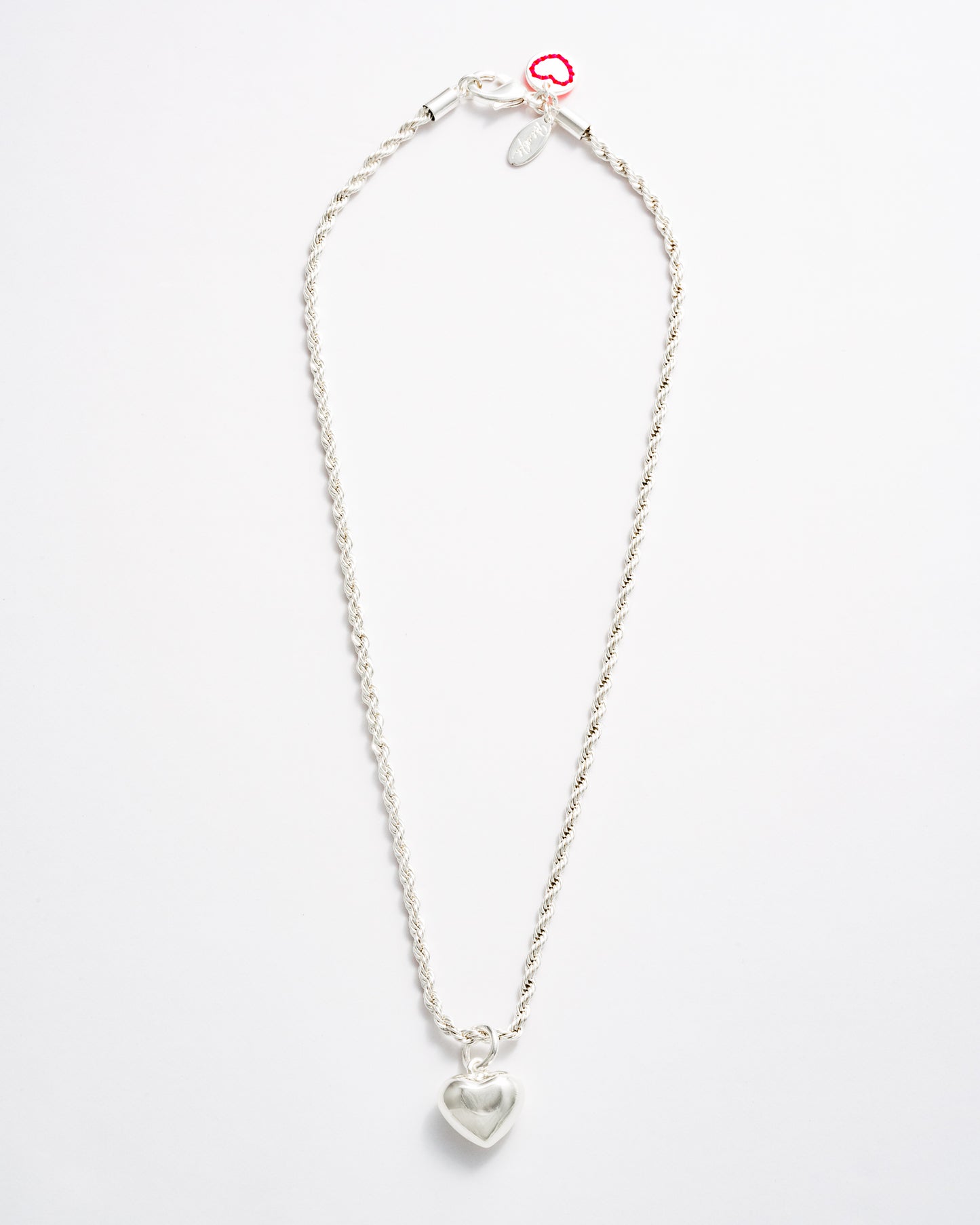 Mini Roped In Necklace - Silver