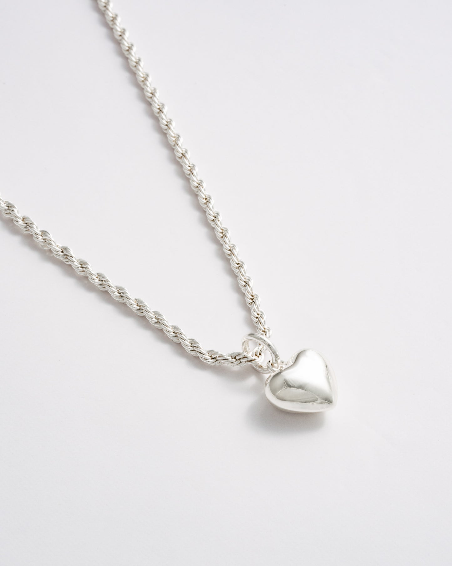 Mini Roped In Necklace - Silver