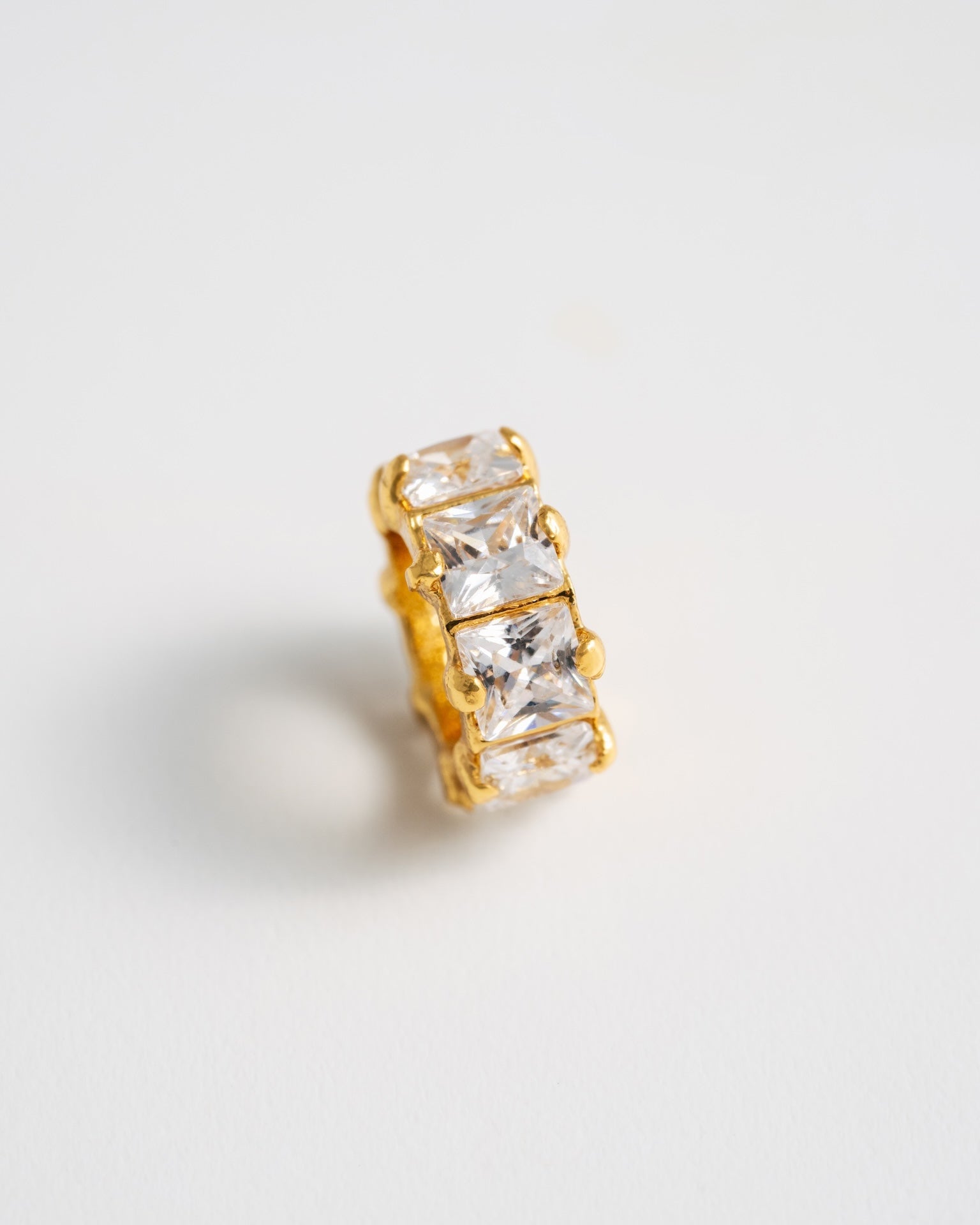 Pavé Bead Charm Set - Gold