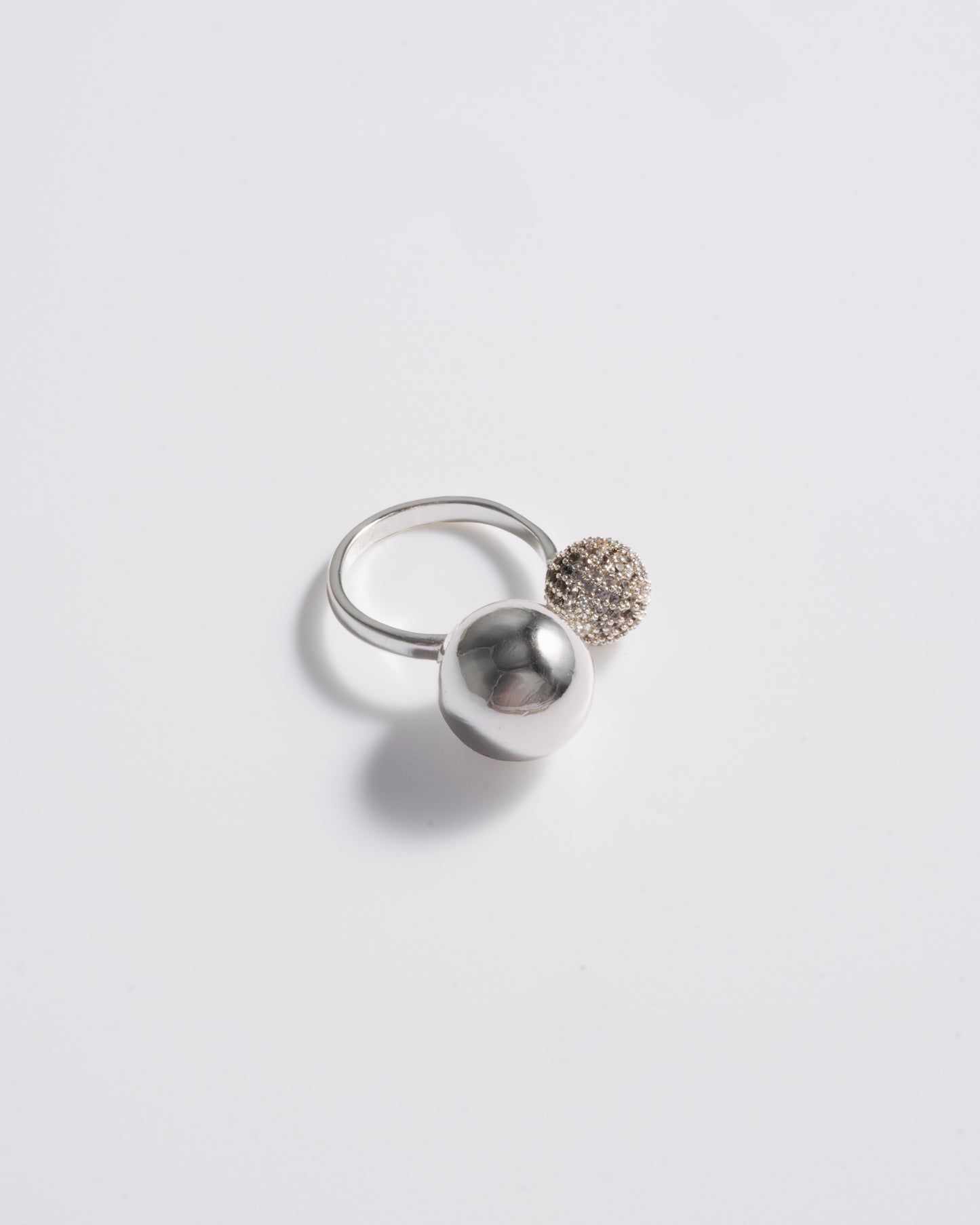 AG Pave Ring - Silver