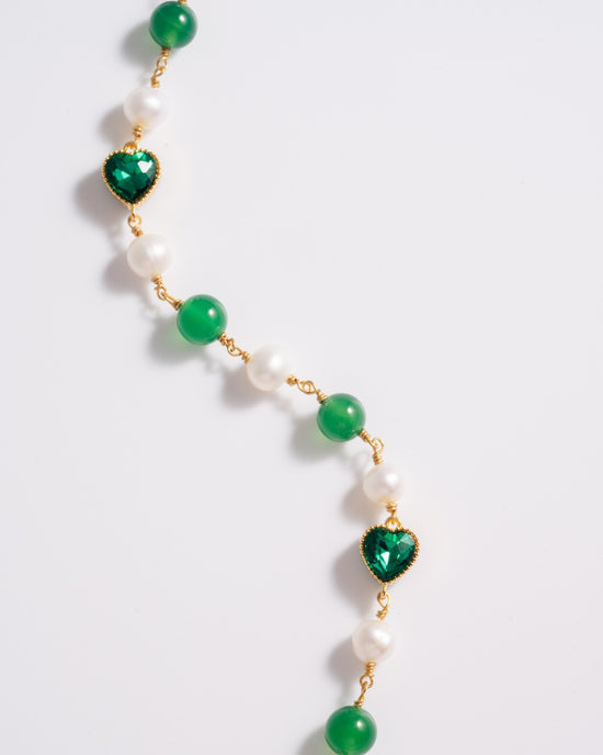 Load image into Gallery viewer, Pearly Heart Bracelet

