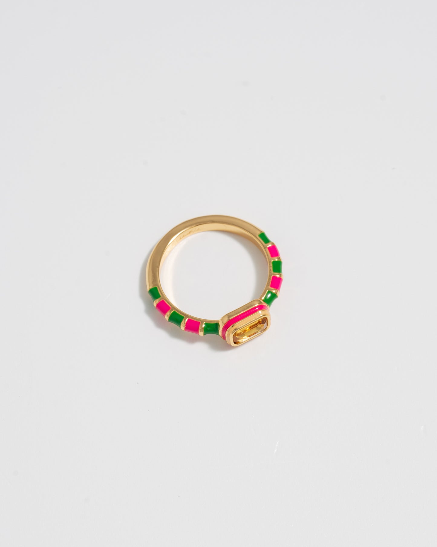 Pink & Green Ring
