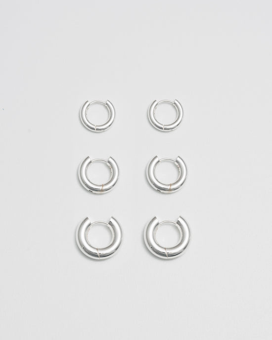 Vera hoops - Silver