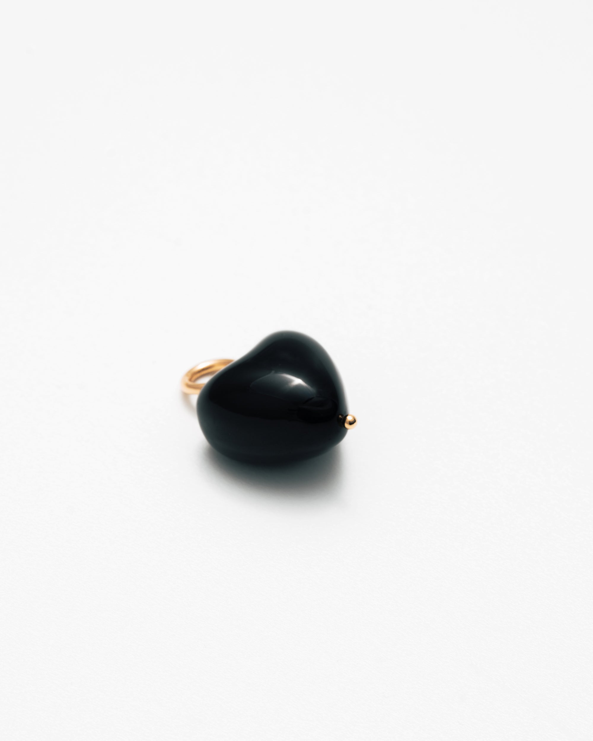 Candy Heart Charm - Black
