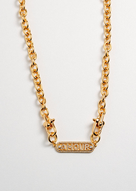 Amour Necklace - Gold