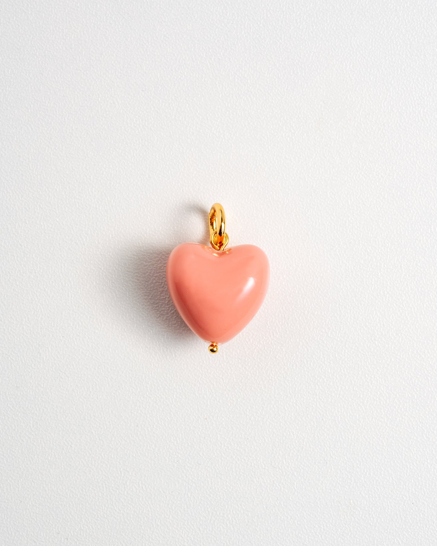 Breloque en forme de cœur - Rose
