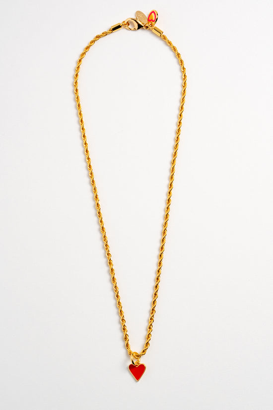 Load image into Gallery viewer, Red Heart Charm - Gold
