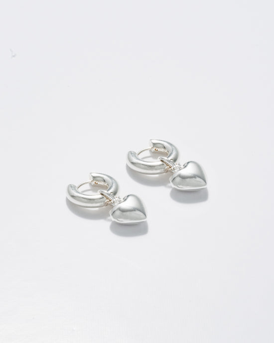 Charger l&amp;#39;image dans la galerie, Boucles d&amp;#39;oreilles Heartbreaker - Argent
