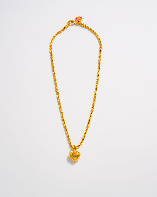 Mini Roped In Necklace - Gold
