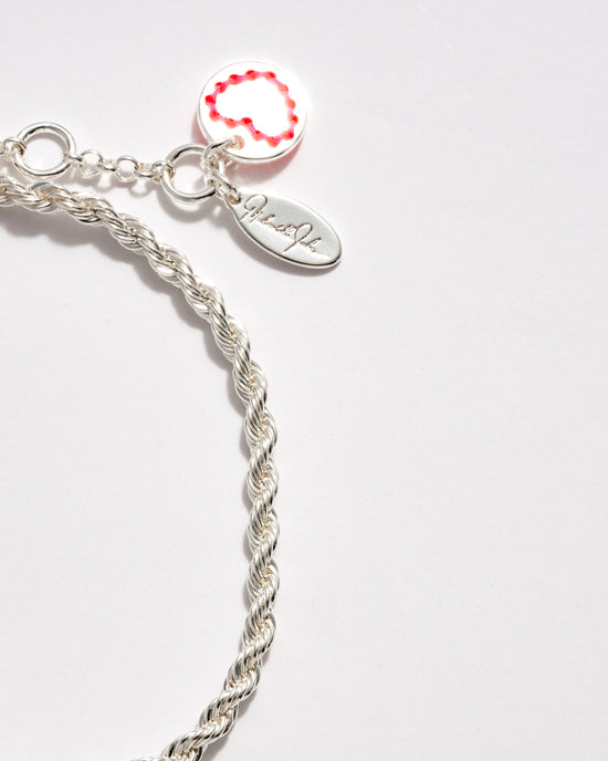 Mini Roped in Bracelet - Silver