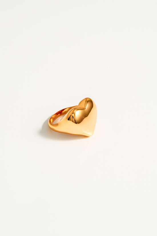 Load image into Gallery viewer, Heart on my Sleeve Ring - Gold
