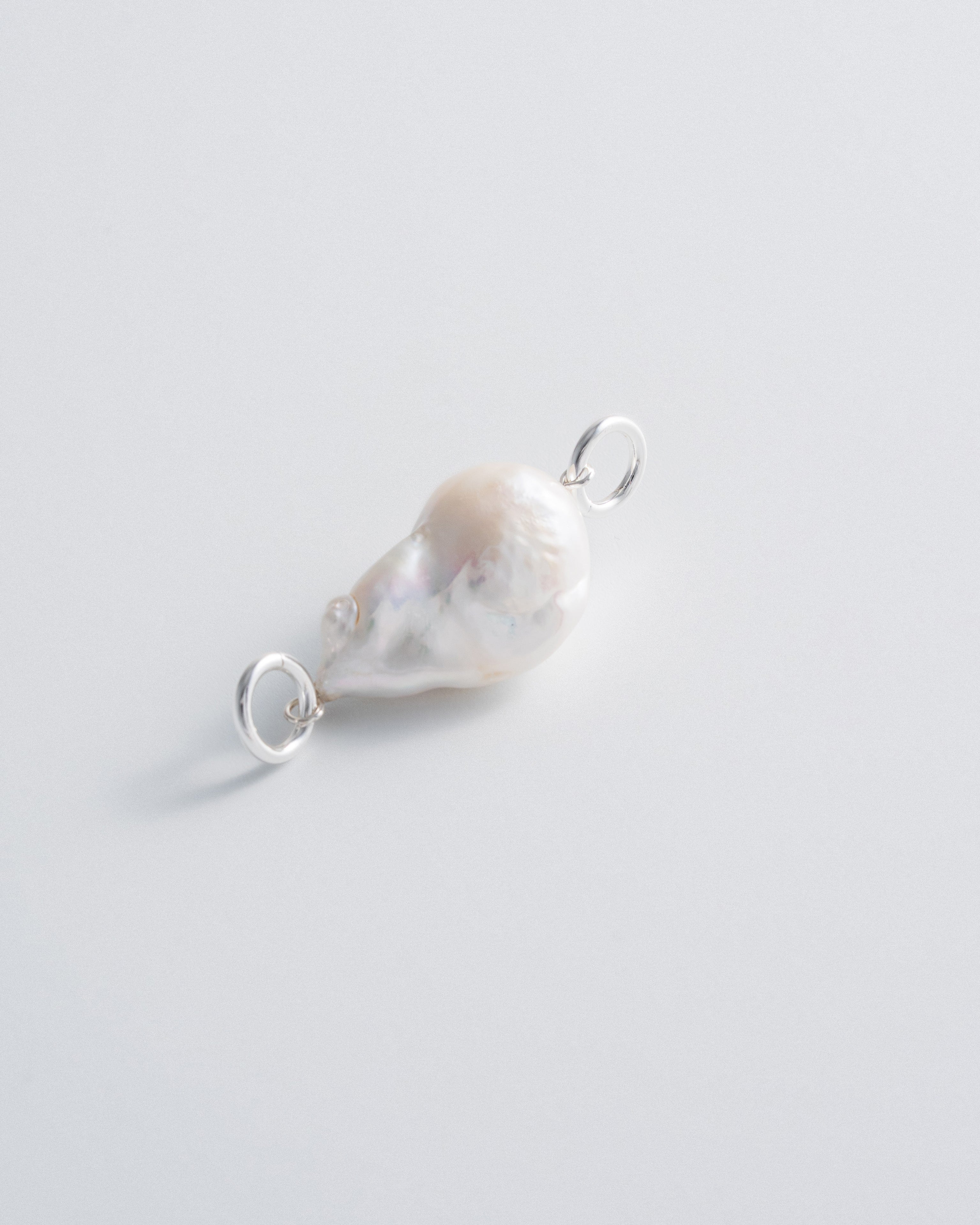 Double Sided Baroque Charm - Silver