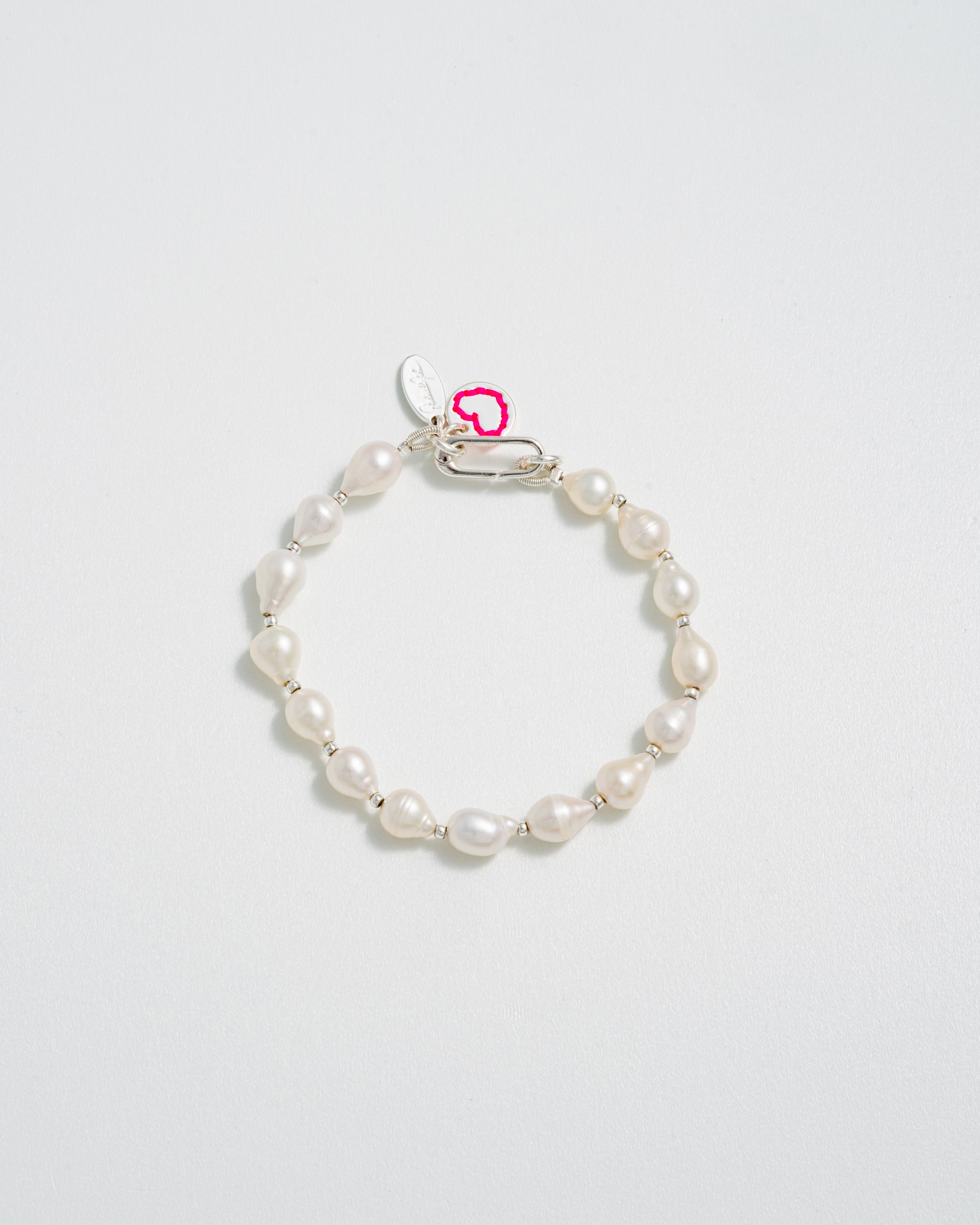 Gossip Pearl Bracelet - Silver