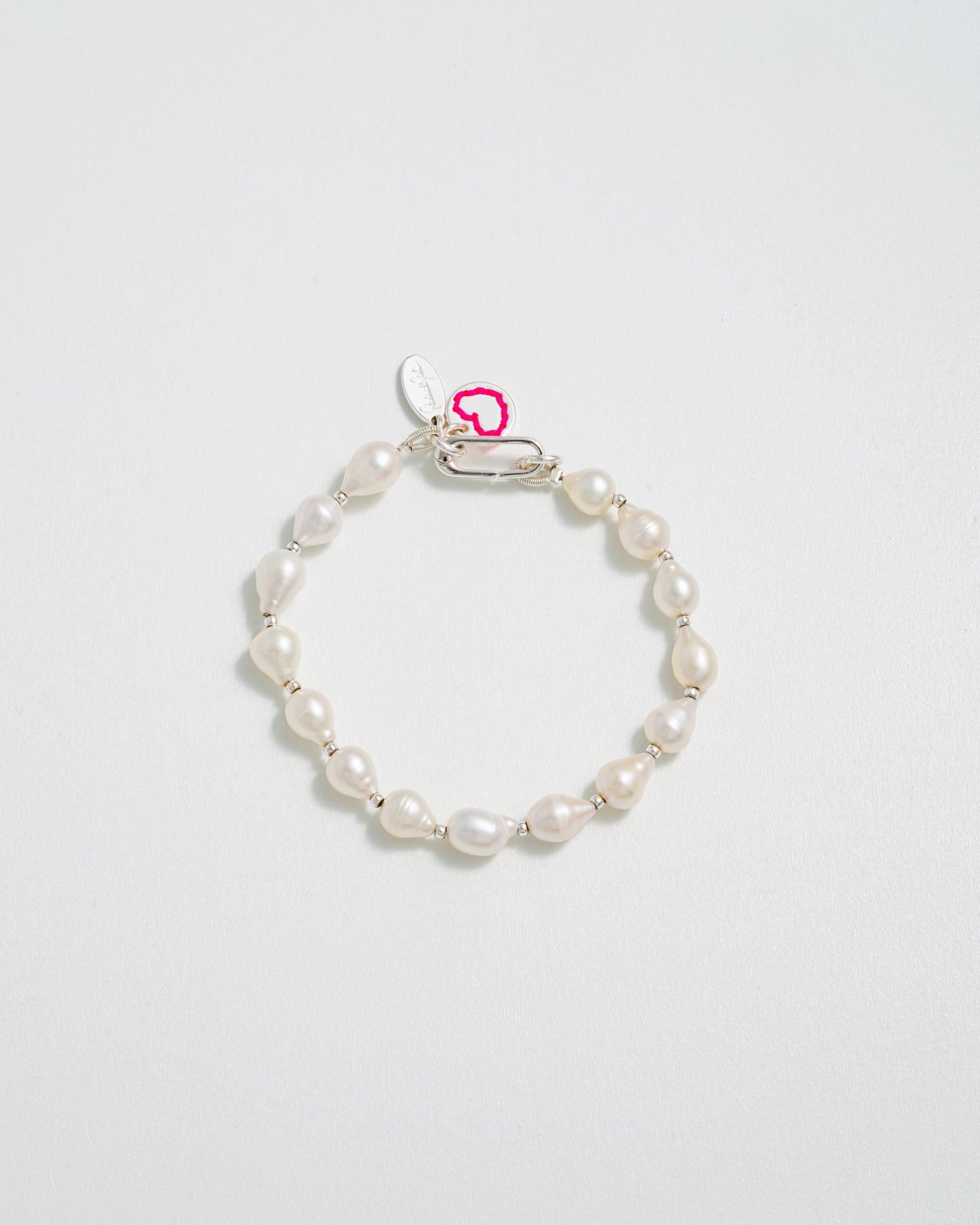 Bracelet en perles Gossip - Argent