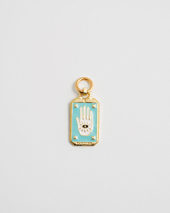 Turquoise Hamsa Charm